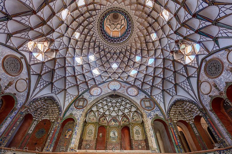 Casa Histórica De Boroujerdi, Kashan, Irán, 2016-09-19, DD 34-36 HDR