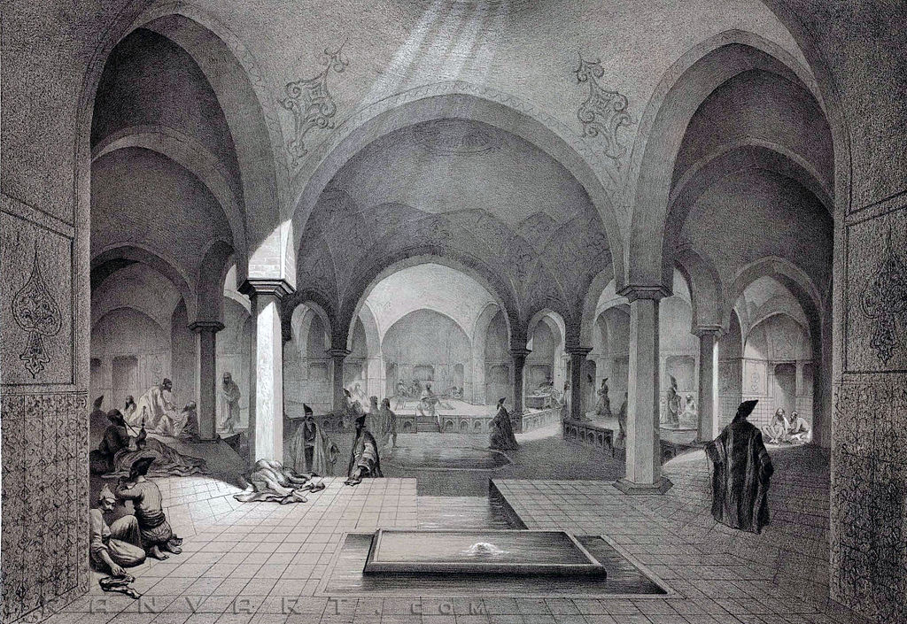 Interior Bath Kashan By Eugène Flandin