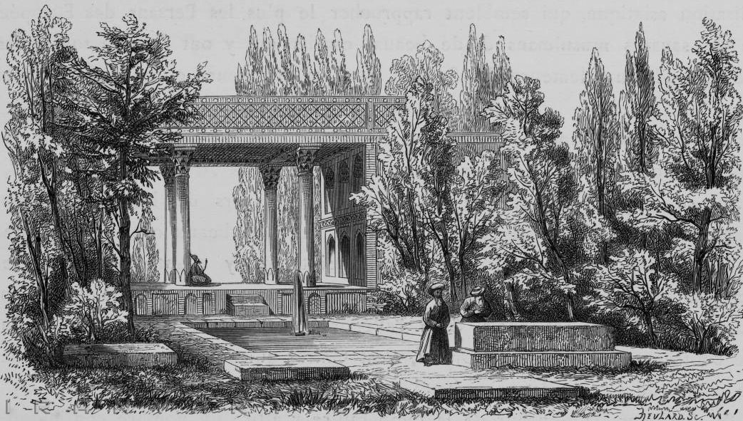 Tomb Of Hafez By Pascal Coste